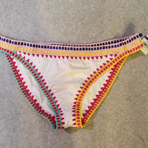 BAR III BE-WEAVE IT Women's Bikini Swim Bottoms - Size XL - NEW w/ TAGS - Picture 2 of 5